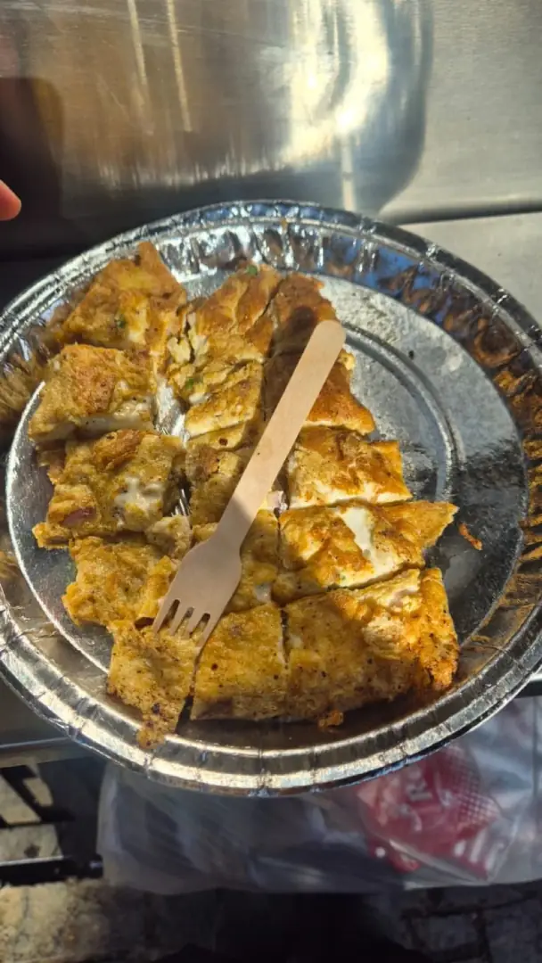 Omelette at camp