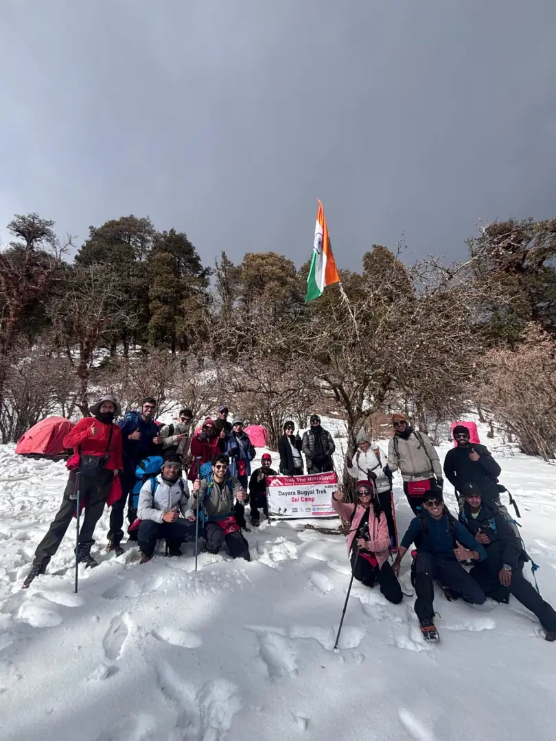 Group photo at Gui camp