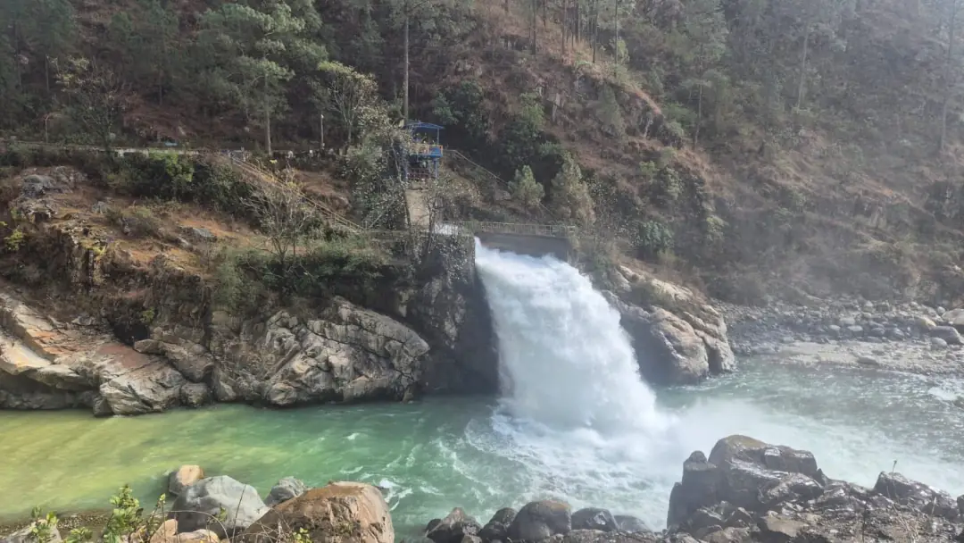 Waterfall on the drive up
