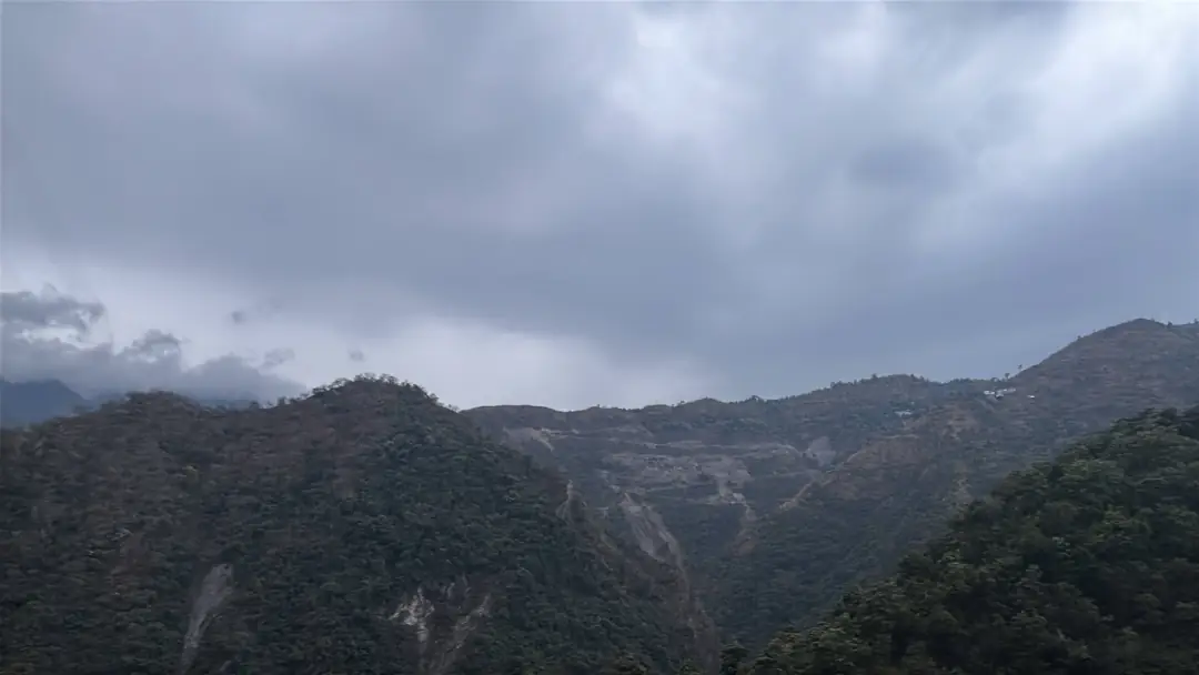 Clouds in the valleys