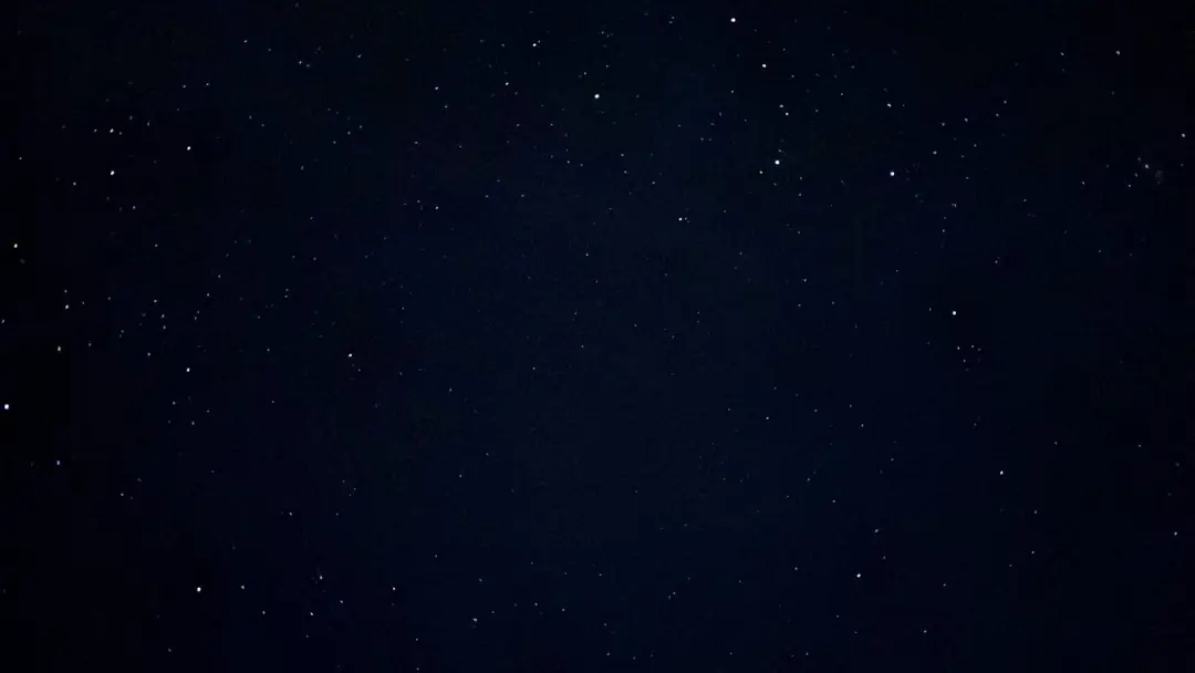 The sky over camp