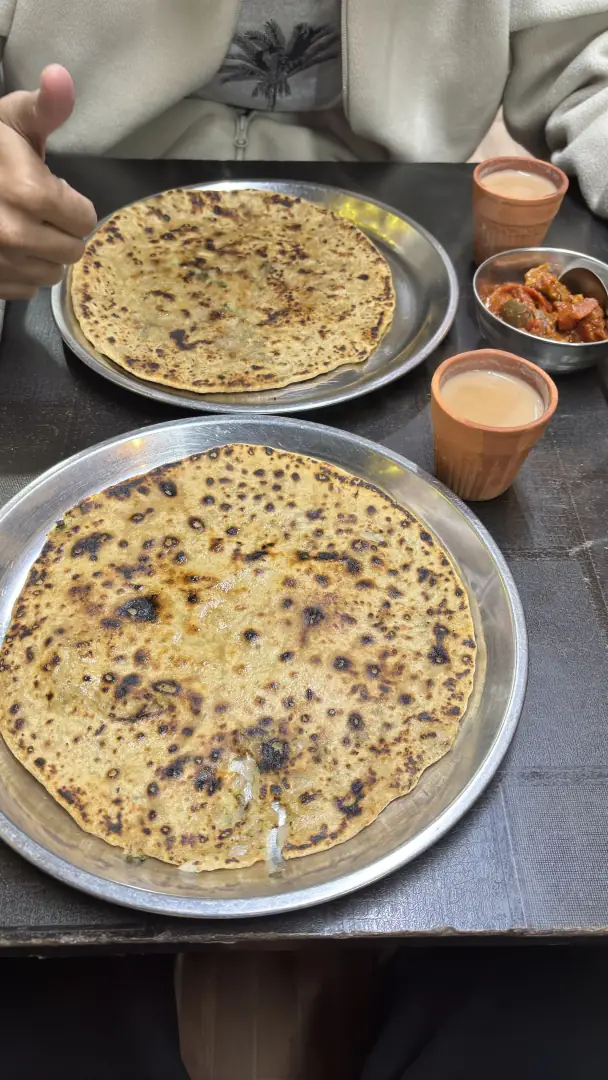 Paratha and chai