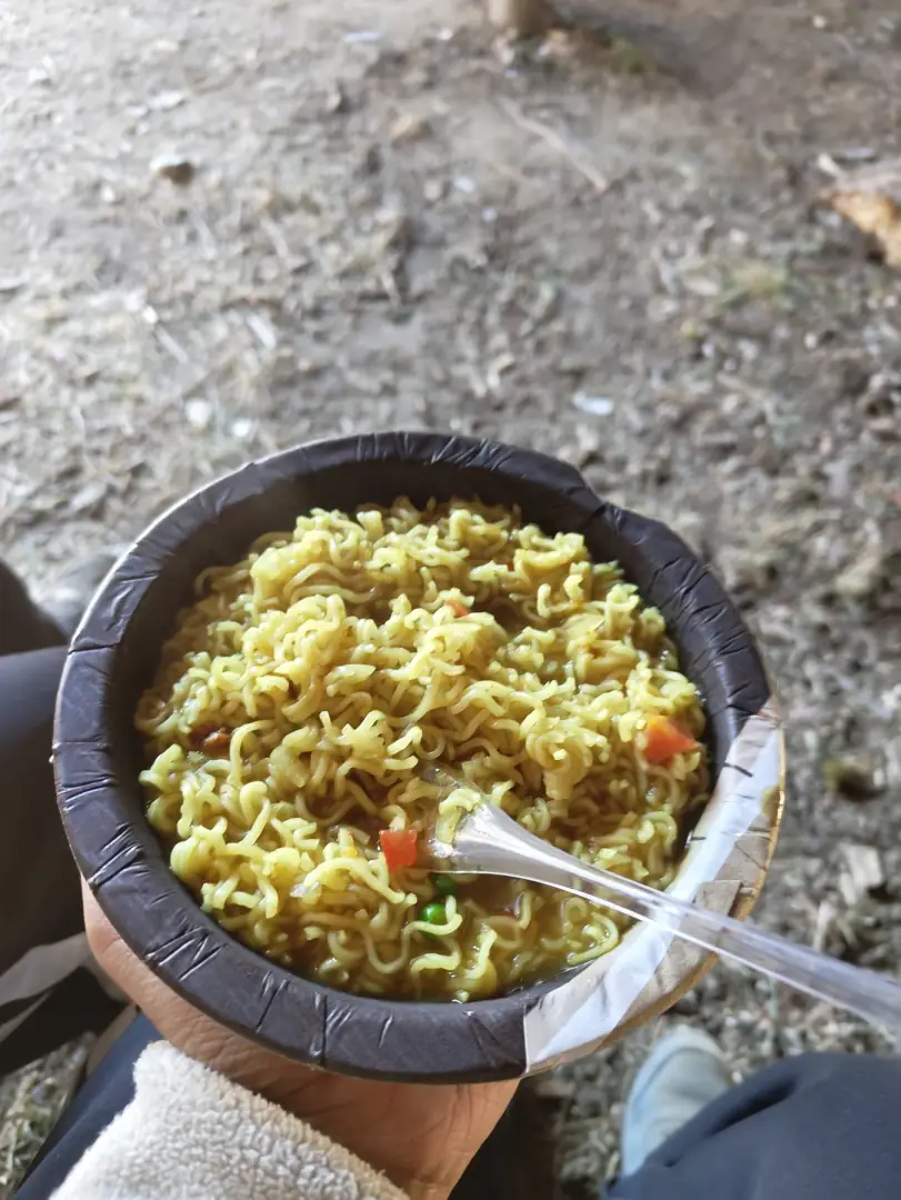 Poha, in a bowl the size of your face