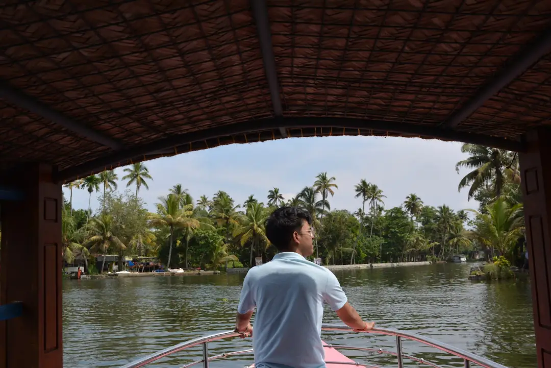 Out on the boat