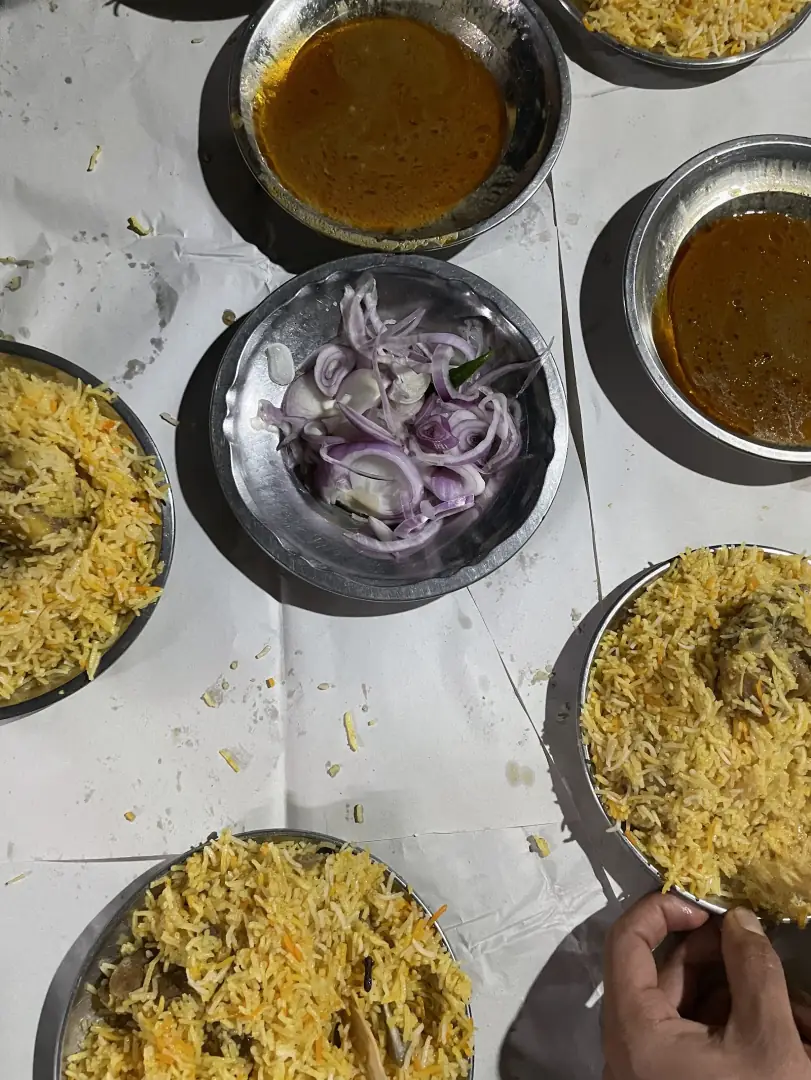 With the salan