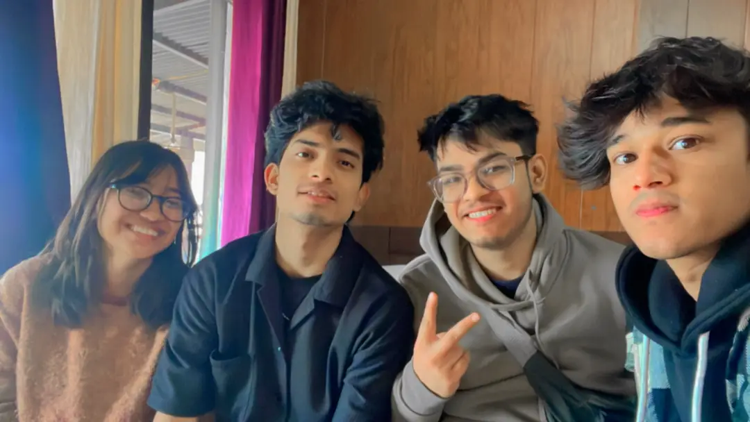 And four of us