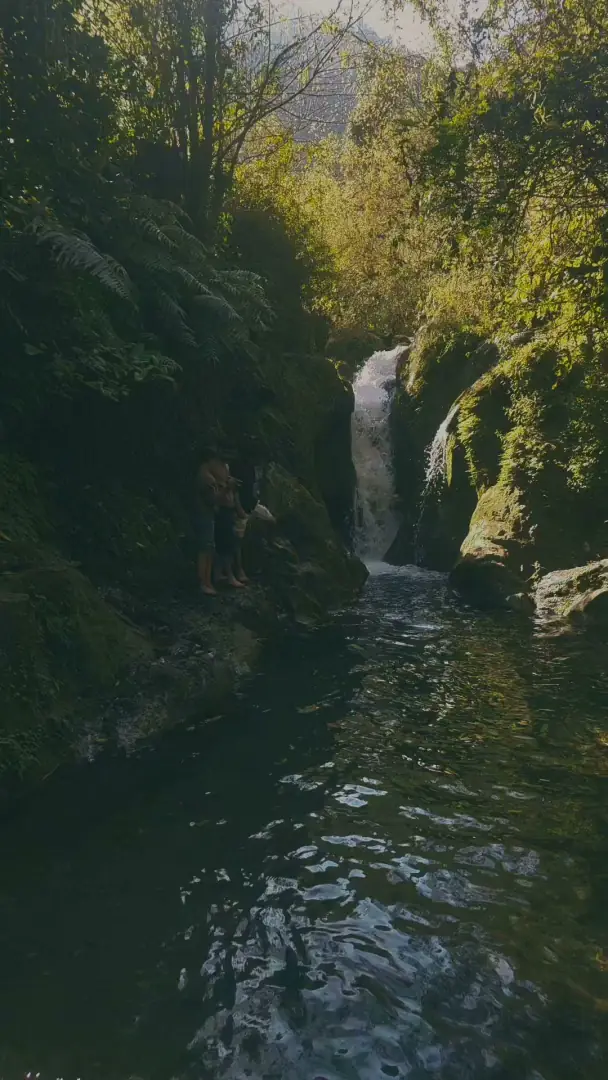 The pool at the bottom