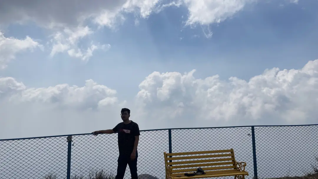 A bench, pointed the right way